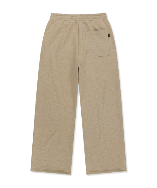 BROWNBREATH（ブラウンブレス）の「OG TAG WIDE SWEAT PANTS - MELANGE BEIGE（スウェットパンツ・レディース・その他・X-LARGE/LARGE/MEDIUM/SMALL）」の2枚目の写真