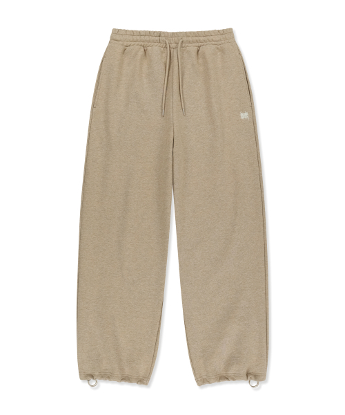 BROWNBREATH（ブラウンブレス）の「OG TAG WIDE SWEAT PANTS - MELANGE BEIGE（スウェットパンツ・レディース・その他・X-LARGE/LARGE/MEDIUM/SMALL）」の3枚目の写真