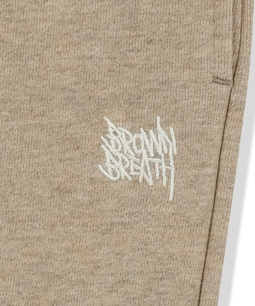 BROWNBREATH（ブラウンブレス）の「OG TAG WIDE SWEAT PANTS - MELANGE BEIGE（スウェットパンツ・レディース・その他・X-LARGE/LARGE/MEDIUM/SMALL）」の6枚目の写真