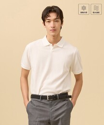 クールビズ対応【接触冷感 / 吸水速乾】【J.PRESS PREMIUM JERSEY】スキッパー ポロシャツ