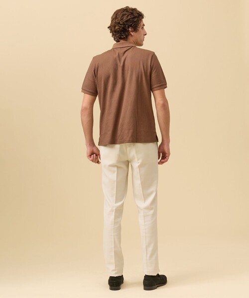 J.PRESS(ジェイプレス)の「クールビズ対応【接触冷感 / 吸水速乾】【J.PRESS PREMIUM JERSEY】スキッパー ポロシャツ(ポロシャツ・メンズ・ネイビー系/カーキ系/ブラウン系/ホワイト系/グレー系・X-LARGE/LARGE/MEDIUM/SMALL)」の19枚目の写真