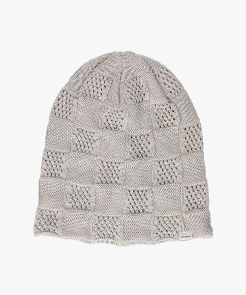 OVERRIDE（オーバーライド）の「OVERRIDE  OGC CHECKERED BEANIE / オーバーライド（ニットキャップ/ビーニー・メンズ・ライトブルー/ブラック/グレー/レッド・57~59cm）」の2枚目の写真