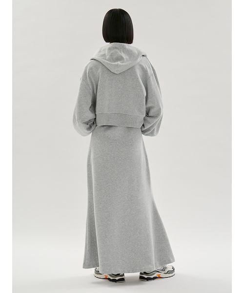 emmi（エミ）の「裏毛フーディー×ワンピースセット（ワンピース・レディース・グレー/ブラック・1/0）」の5枚目の写真