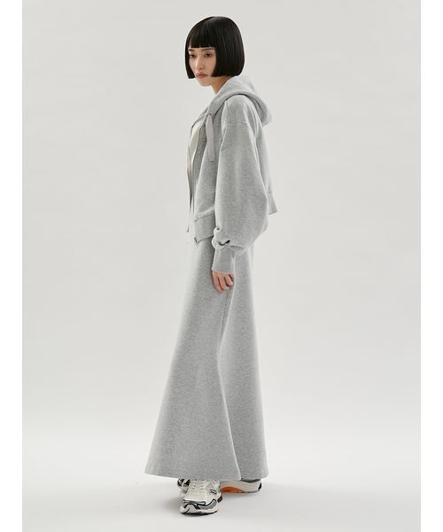 emmi（エミ）の「裏毛フーディー×ワンピースセット（ワンピース・レディース・グレー/ブラック・1/0）」の7枚目の写真
