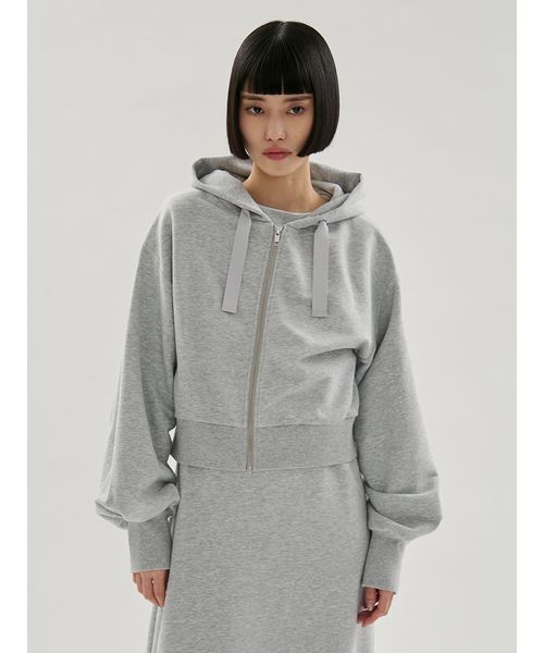 emmi（エミ）の「裏毛フーディー×ワンピースセット（ワンピース・レディース・グレー/ブラック・1/0）」の10枚目の写真