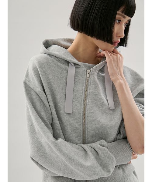 emmi（エミ）の「裏毛フーディー×ワンピースセット（ワンピース・レディース・グレー/ブラック・1/0）」の17枚目の写真