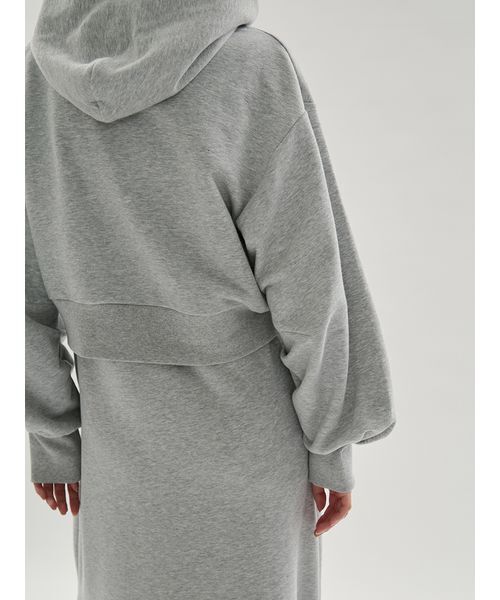 emmi（エミ）の「裏毛フーディー×ワンピースセット（ワンピース・レディース・グレー/ブラック・1/0）」の19枚目の写真