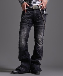 FUGA（フーガ）の「『FUGA/フーガ』プラズマブリーチ加工フレアデニムパンツ（デニムパンツ）」