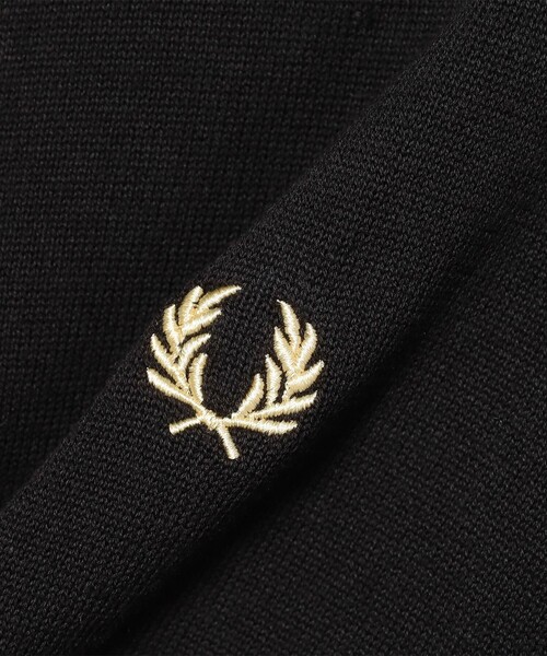 FRED PERRY(フレッドペリー)の「【別注】FRED PERRY / Half-Zip Knit Polo(ポロシャツ・メンズ・ネイビー/ブラック・S/M/L/XL)」の7枚目の写真