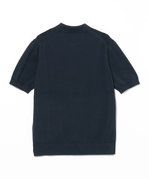 FRED PERRY(フレッドペリー)の「【別注】FRED PERRY / Half-Zip Knit Polo(ポロシャツ・メンズ・ネイビー/ブラック・S/M/L/XL)」の9枚目の写真