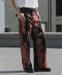 Theater code（シアターコード）の「Paint Design 5-Pocket Wide Denim Pants / ペイントデザイン 5ポケットワイドデニムパンツ 2026年春夏（デニムパンツ）」