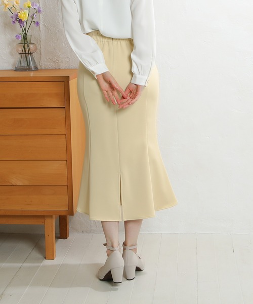 ASTORIA ODIER（アストリアオディール）の「細ベルトマーメイドスカート（スカート・レディース・ベージュ/イエロー/チャコールグレー・SMALL/MEDIUM/LARGE）」の6枚目の写真