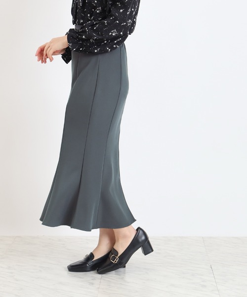 ASTORIA ODIER（アストリアオディール）の「細ベルトマーメイドスカート（スカート・レディース・ベージュ/イエロー/チャコールグレー・SMALL/MEDIUM/LARGE）」の12枚目の写真