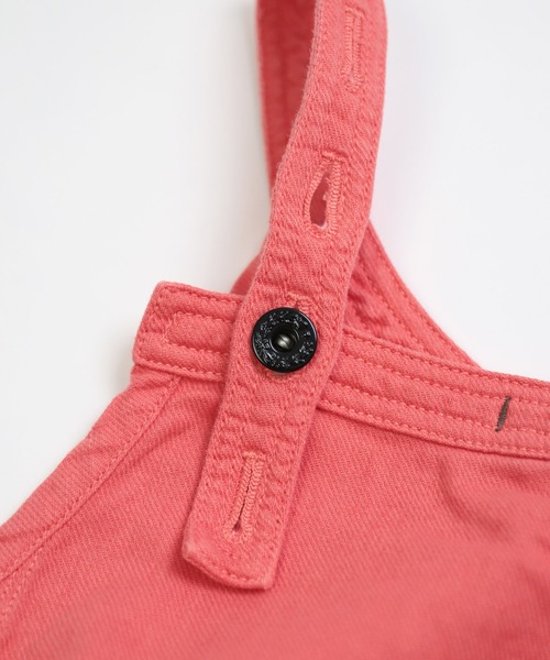 OMNIGOD（オムニゴッド）の「[OMNIGOD womens / オムニゴッド] ツイル スリーブレスドレス（ジャンパースカート・レディース・ホワイト/ピンク・FREE）」の7枚目の写真