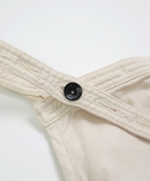 OMNIGOD（オムニゴッド）の「[OMNIGOD womens / オムニゴッド] ツイル スリーブレスドレス（ジャンパースカート・レディース・ホワイト/ピンク・FREE）」の9枚目の写真