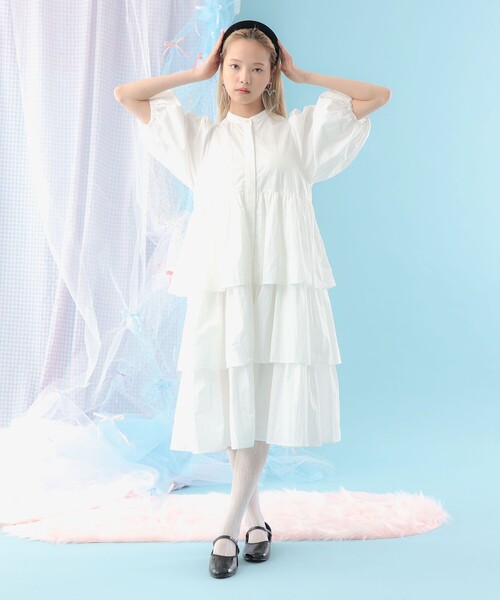 CAROLINA GLASER（カロリナ グレイサー）の「レース タイツ（タイツ/ストッキング・レディース・オフホワイト/ブラック・ONE SIZE）」の4枚目の写真