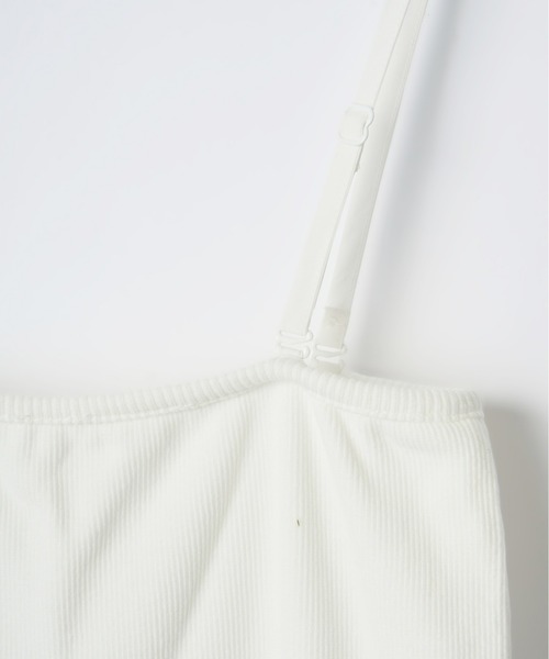 mic by Olu.(ミックバイオルドット)の「< ZOZOTOWN限定 >ボンディングバルーンキャミソール(キャミソール・レディース・チャコールグレー/オフホワイト・FREE)」の21枚目の写真
