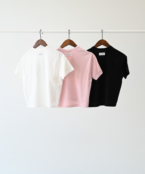FOV(フォブ)の「FOV/フォブ BONJOUR Tシャツ(Tシャツ/カットソー・キッズ・ホワイト/ピンク/ブラック・S/M/L/XL)」の16枚目の写真