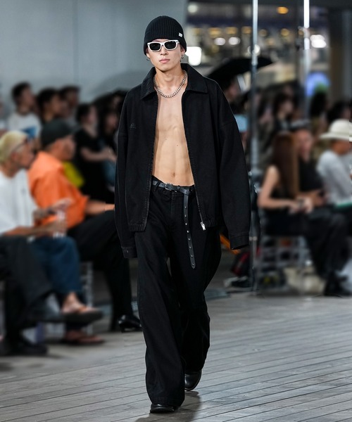 MSML(エムエスエムエル)の「DENIM BLOUSON / ONE WASHED(デニムジャケット・メンズ・インディゴブルー/ブラック・M/L)」の1枚目の写真