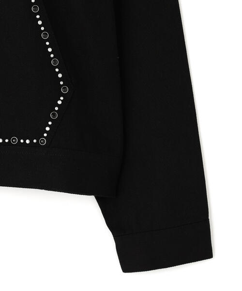 DANKE SCHON(ダンケシェーン)の「DankeSchon/ダンケシェーン/10oz KATURAGI TRUCKER JACKET(その他アウター・レディース・ブラック・M/L)」の10枚目の写真
