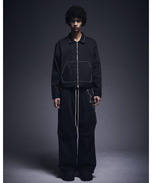 DANKE SCHON(ダンケシェーン)の「DankeSchon/ダンケシェーン/10oz KATURAGI TRUCKER JACKET(その他アウター・レディース・ブラック・M/L)」の2枚目の写真