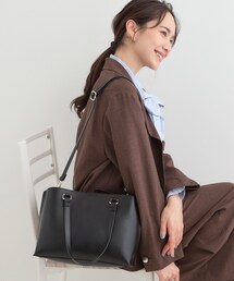 SHOO・LA・RUE | 【2WAY】さりげないサイド配色がポイント きれいめトートバッグ(トートバッグ)
