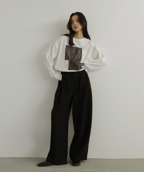 hellam(へラム)の「アソートフォトロンT(Tシャツ/カットソー・レディース・ホワイト系3/ホワイト系2/ホワイト系1・FREE)」の5枚目の写真