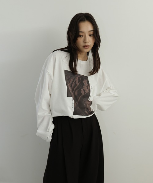 hellam(へラム)の「アソートフォトロンT(Tシャツ/カットソー・レディース・ホワイト系3/ホワイト系2/ホワイト系1・FREE)」の6枚目の写真