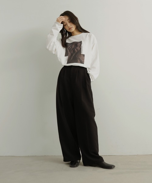 hellam(へラム)の「アソートフォトロンT(Tシャツ/カットソー・レディース・ホワイト系3/ホワイト系2/ホワイト系1・FREE)」の7枚目の写真
