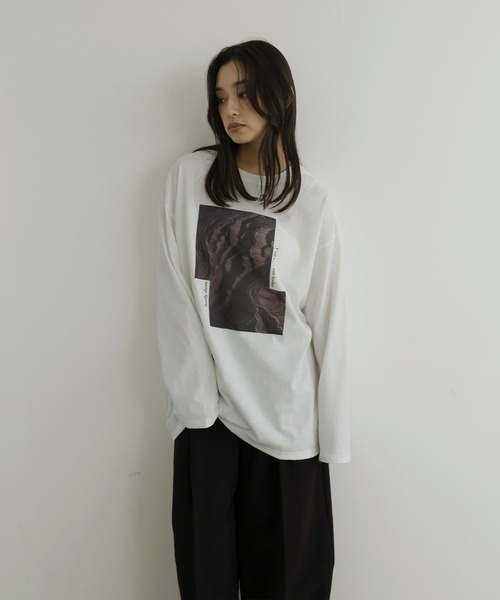 hellam(へラム)の「アソートフォトロンT(Tシャツ/カットソー・レディース・ホワイト系3/ホワイト系2/ホワイト系1・FREE)」の8枚目の写真