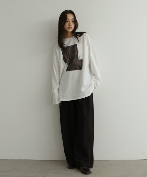 hellam(へラム)の「アソートフォトロンT(Tシャツ/カットソー・レディース・ホワイト系3/ホワイト系2/ホワイト系1・FREE)」の10枚目の写真