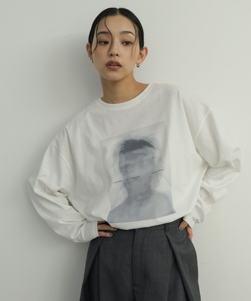 hellam(へラム)の「アソートフォトロンT(Tシャツ/カットソー・レディース・ホワイト系3/ホワイト系2/ホワイト系1・FREE)」の13枚目の写真