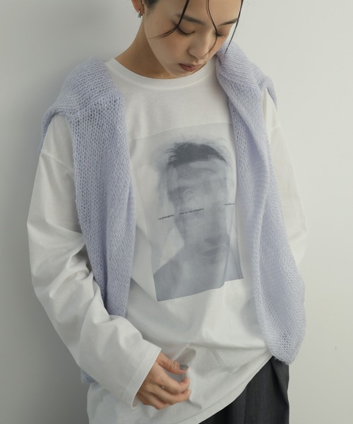 hellam(へラム)の「アソートフォトロンT(Tシャツ/カットソー・レディース・ホワイト系3/ホワイト系2/ホワイト系1・FREE)」の22枚目の写真