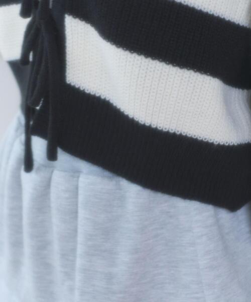 WEGO（ウィゴー）の「WEGO/【26年春新作】リボンカーディガン（カーディガン/ボレロ・レディース・ブラック系その他5/オフホワイト・FREE）」の17枚目の写真