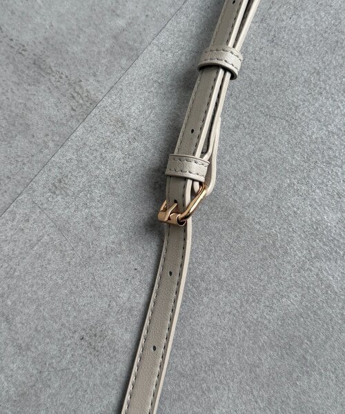 Chez toi（シェトワ）の「バンブーライク2WAYショルダー（トートバッグ・レディース・ライトグレー/ブラウン/ブラック・FREE）」の18枚目の写真