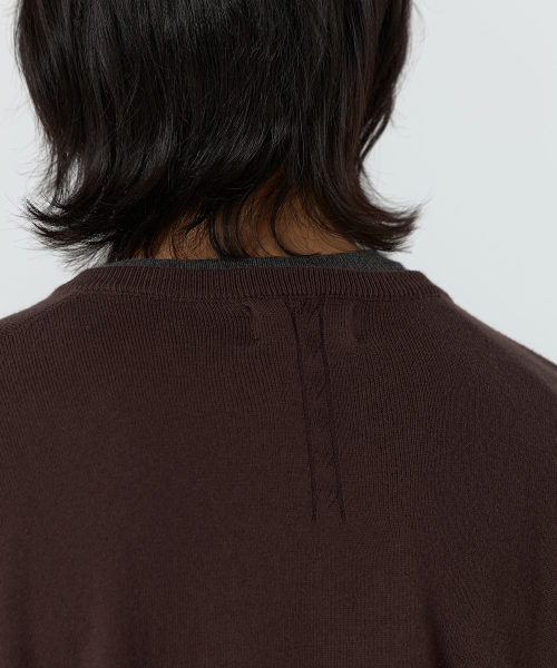 JUAN HOMME(ジュアンオム)の「リファインドVネックニット(ブラウン)(ニット/セーター・メンズ・その他・LARGE/MEDIUM)」の7枚目の写真