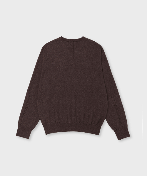 JUAN HOMME(ジュアンオム)の「リファインドVネックニット(ブラウン)(ニット/セーター・メンズ・その他・LARGE/MEDIUM)」の9枚目の写真