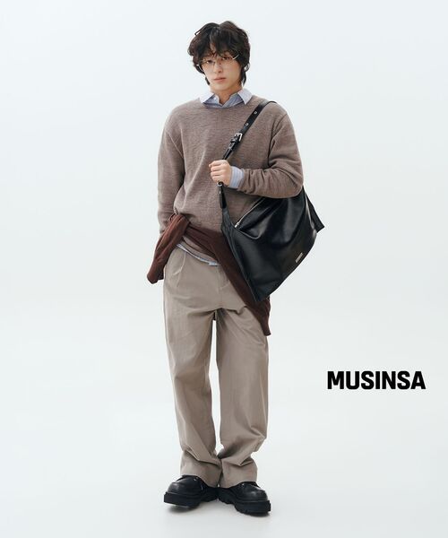 JUAN HOMME(ジュアンオム)の「リファインドVネックニット(ブラウン)(ニット/セーター・メンズ・その他・LARGE/MEDIUM)」の10枚目の写真