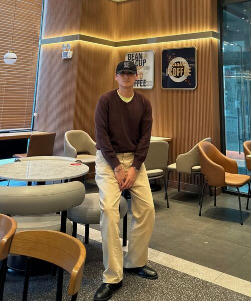 JUAN HOMME(ジュアンオム)の「リファインドVネックニット(ブラウン)(ニット/セーター・メンズ・その他・LARGE/MEDIUM)」の19枚目の写真
