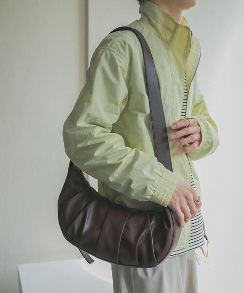 SENSE OF PLACE by URBAN RESEARCH（センスオブプレイスバイアーバンリサーチ）の「ハーフムーンタックショルダー（ショルダーバッグ・メンズ・ブラウン/ブラック・ONE）」の14枚目の写真