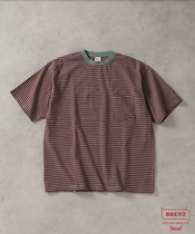 JOURNAL STANDARD J.S HOMESTEAD | BRENT / ブレント 別注 ボーダー ポケット Tシャツ 2(Tシャツ/カットソー)