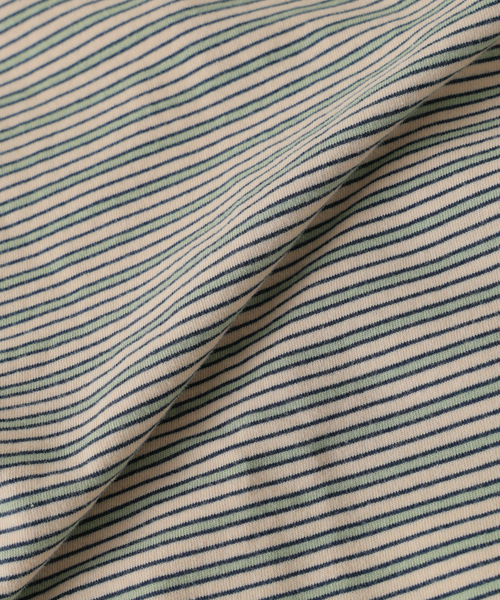JOURNAL STANDARD J.S HOMESTEAD（ジャーナルスタンダードホームステッド）の「BRENT / ブレント 別注 ボーダー ポケット Tシャツ 2（Tシャツ/カットソー・メンズ・ライトグリーン/ブルー系その他/ベージュ・LARGE/MEDIUM）」の18枚目の写真