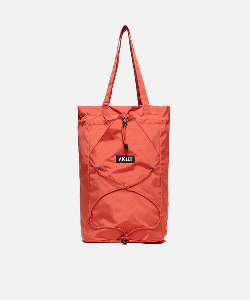 AIGLE(エーグル)の「撥水 ライト&コンパクト 巾着バックパック 15L(バックパック/リュック・レディース・オレンジ/ホワイト/ダークネイビー・FREE)」の22枚目の写真