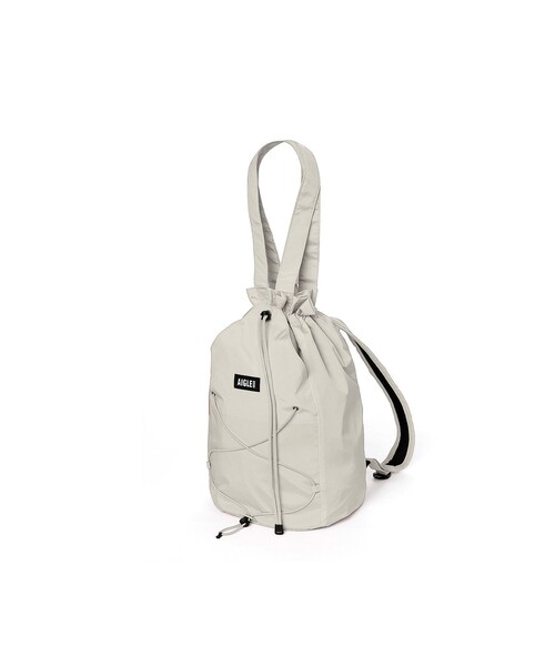 AIGLE(エーグル)の「撥水 ライト&コンパクト 巾着バックパック 15L(バックパック/リュック・レディース・オレンジ/ホワイト/ダークネイビー・FREE)」の12枚目の写真