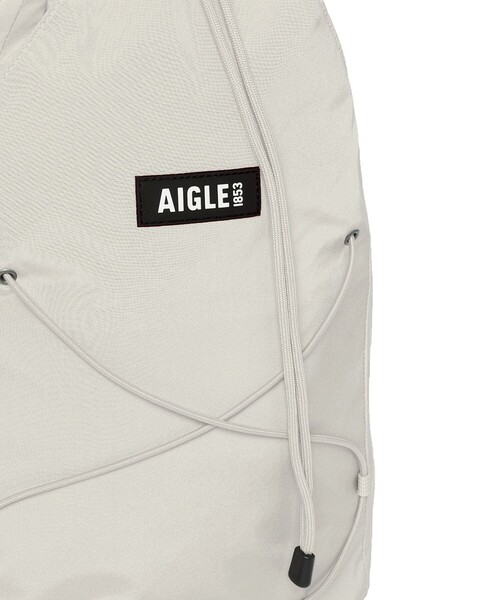 AIGLE(エーグル)の「撥水 ライト&コンパクト 巾着バックパック 15L(バックパック/リュック・レディース・オレンジ/ホワイト/ダークネイビー・FREE)」の15枚目の写真