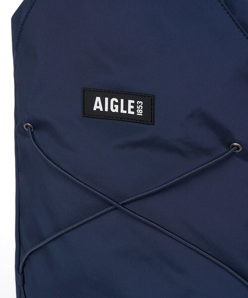 AIGLE(エーグル)の「撥水 ライト&コンパクト 巾着バックパック 15L(バックパック/リュック・レディース・オレンジ/ホワイト/ダークネイビー・FREE)」の19枚目の写真