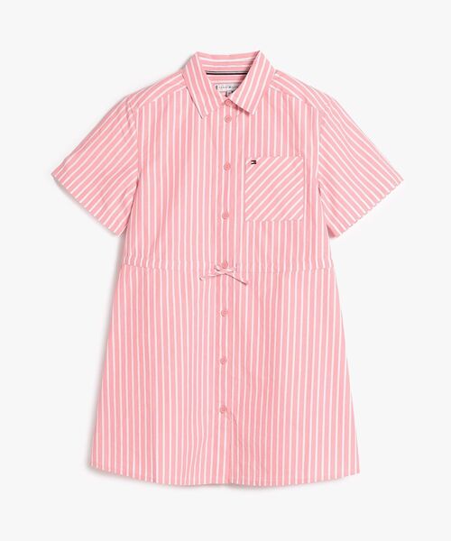 TOMMY HILFIGER（トミーヒルフィガー）の「POPLIN STRIPES SHIRT DRESS（ワンピース・キッズ・ピンク/ブルー・140cm/150cm/160cm/130cm）」の12枚目の写真