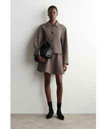 フレアジャージーミニスカート