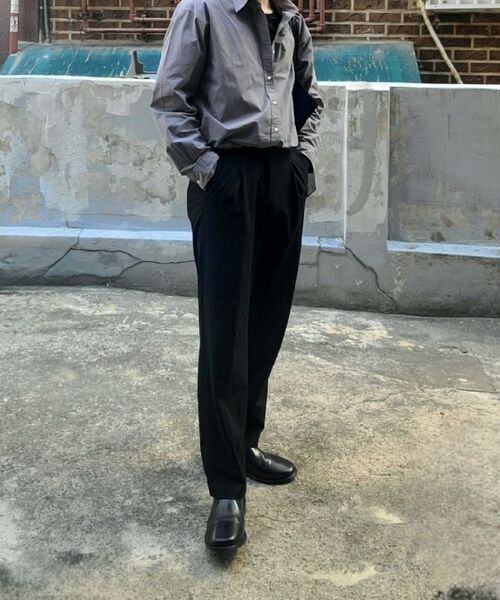 UNION BLUE(ユニオンブルー)の「LAUNDRY SHIRT (CHARCOAL)(シャツ/ブラウス・メンズ・その他・LARGE/MEDIUM/SMALL/X-LARGE/XX-LARGE)」の3枚目の写真