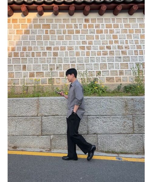 UNION BLUE(ユニオンブルー)の「LAUNDRY SHIRT (CHARCOAL)(シャツ/ブラウス・メンズ・その他・LARGE/MEDIUM/SMALL/X-LARGE/XX-LARGE)」の14枚目の写真